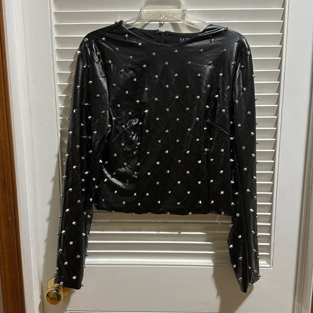 AKIRA size XL spike tight shirt, women’s